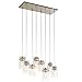 Kichler 42890NI Brinley Linear Chandelier 8-Light, Brushed Nickel