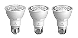 SELS Par20 Led Bulb,  Dimmable,  8.5 Watt, 550 Lumens, E26 Standard Base, 50 Watt Incandescent bulb Equivalent, UL, 2700K,  Soft White -3 Pack - Suitable for Damp Locations