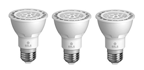SELS LED PAR20 Dimmable 50-Watt Equivalent LED Light Bulb, E26 Standard Base, Soft White (3 Pack)