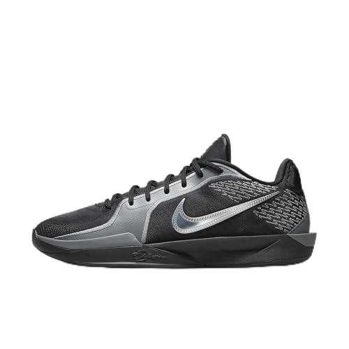 Sabrina 2 Basketball Shoes (FQ2174-001, Black/Smoke Grey/Opti Yellow/Metallic Silver) Size 5