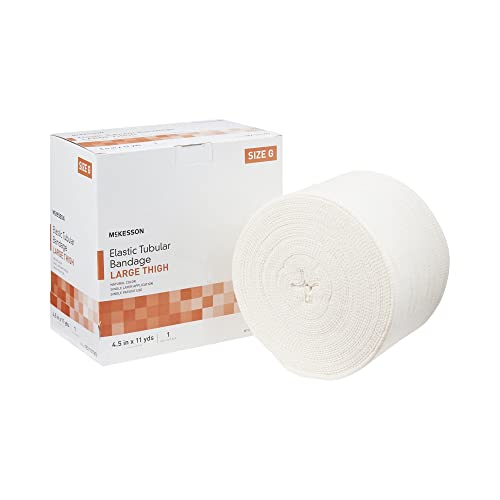 McKesson Spandagrip Tubular Bandage, Elastic Support with Compression - for Large Thighs, Size G, 4 1/2 in x 11 yd, 1 Count, 1 Pack