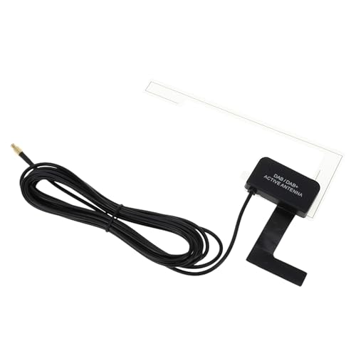 Partuto 1 Pc Universal Hidden Windshield Signal Antenna Car Truck Car Radio Aerial Mount Black MCX