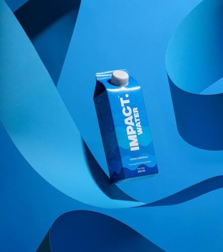 Image of Impact Water - Premium Mineral-Enriched Drinking Water, 500ml (Pack of 6) | Eco-Friendly Paper-Based Carton | 100% Recyclable | BPA-Free | Sustainable & Safe Packaging