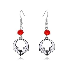 B1:Red Bat Earrings
