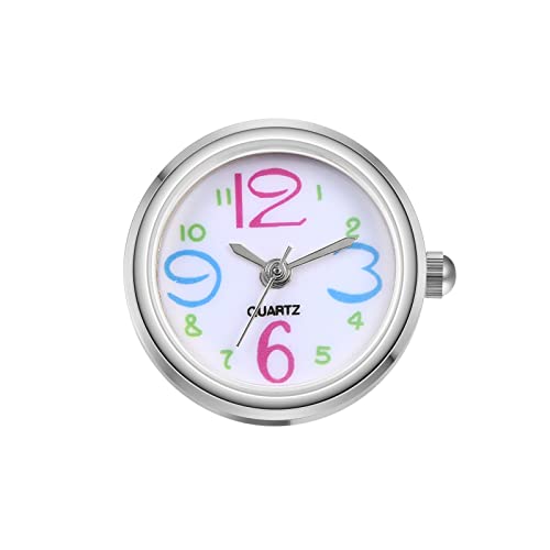 LUAMY 指輪 時計 レディース フリーサイズ リング 時計 指輪ウォッチ 数字アナログ 防水 可愛い シンプル シルバー レディース ファッションアクセサリー