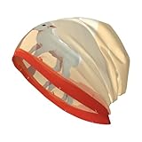 Materiale del prodotto: questo cappello lavorato a maglia alla moda con motivo di pecora HHGFASD è realizzato in tessuto spandex di poliestere, morbido e caldo. Si adatta bene alla pelle, mantenendoti caldo e confortevole anche nelle giornate invernali più fredde.