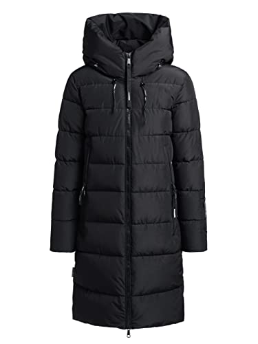 khujo Damen Mantel JILIAS3 (200 BLACK, XL)