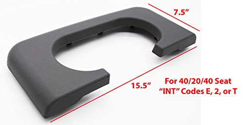 Support de rechange robuste pour console Ford F-250 F-350 gris silex