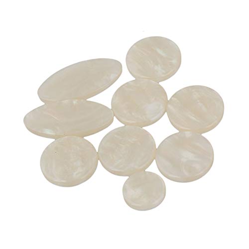 Boutons-clés pour saxophone alto accessoires de rechange en plastique inlays de clés