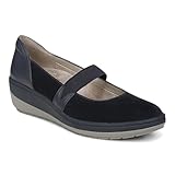 Vionic Judie Womens Orthotic Mary Jane Wedge Casual Shoe Navy - 9 Medium