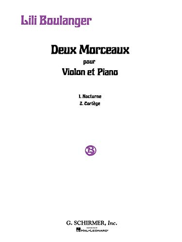 2 Morceaux: Nocturne And Cortege for Violin and Piano
