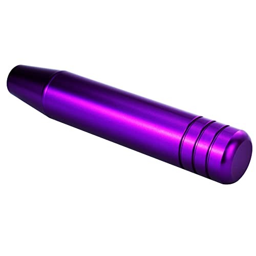 Temzzer Purple Shift Knob Aluminum Shifter Gear Knob Long Shift Lever Knob For Most Manual Automatic Vehicles #TOP6