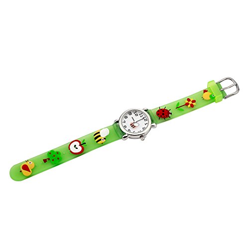 3D Insects Designer Rubber sport watches Baby casual Gift sports wrist Watch christmas gift3