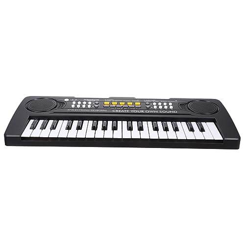 Totority 電子キーボードのおもちゃ 子供用楽器 愛らしいキーボードおもちゃ 目と手の協調性 聴覚 発音認識 学習玩具