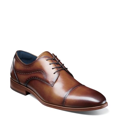 Stacy Adams Men's Bryant Cap Toe Lace-Up Tan 12 Medium by Stacy Adams - Used condition - US$79.19