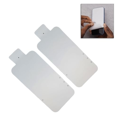fonefunshop Compatible with iPhone 13/13 Pro - 2 x White Card Factory Seal Wraps for Screen Protection