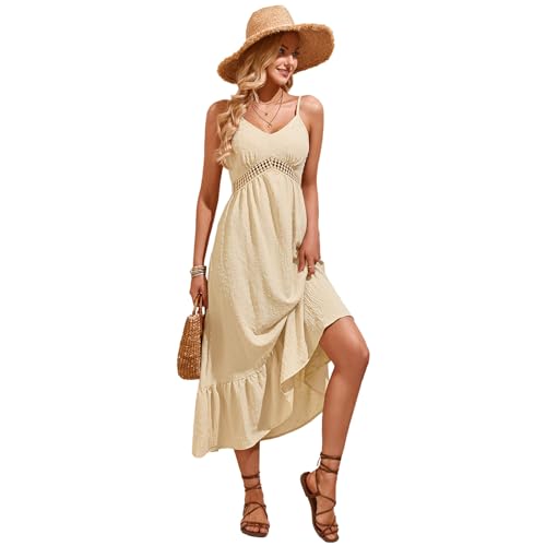 Robe de plage smockée ample pour masquer les rondeurs avec style