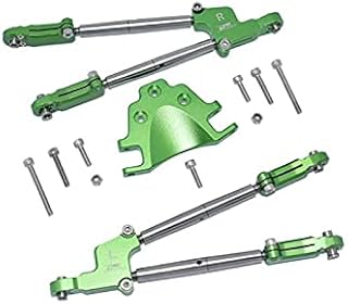 Aluminum Rear Tie Rods With Stabilizer For Arrma 1:5 KRATON 8S BLX/OUTCAST 8S BLX/KRATON EXB Roller - 12Pc Set Green