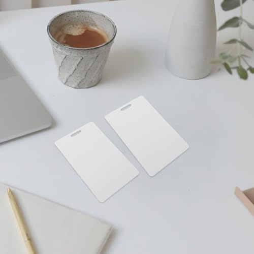 Tarjetas PVC negras para escribir a mano, perfectas para etiquetas de obsequio y notas 7