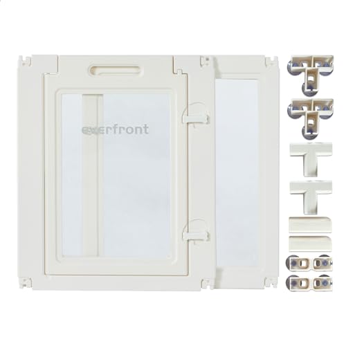 Image of Extension Kit 1 Gate + 1 Panel, T-Buckles for Compartment, Expandable Clear Dog Play Pen Acrylic Dog Playpen Indoor, for Puppy Cat Bunny Small & Medium Dogs (24 inch, 2 Panels)