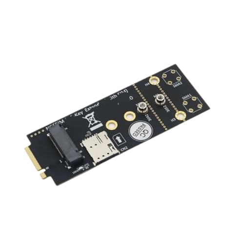 M.2 to M.2 Development Board with B-Key 4G/5G Adapter Card, Including SIM Card, Compatible with EM06-E, EM12-G, EM7455, RM500Q, RM520N, RM500U, and SIM8200.