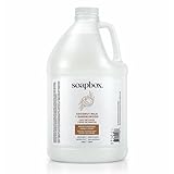 Soapbox Liquid Hand Soap & Body Wash, Coconut Milk & Sandalwood - Gentle, Moisturizing Hand & Body Cleanser, Vegan, Cruelty Free Hand Soap Refill for Bathroom, Kitchen, Professional Use - Gallon Size