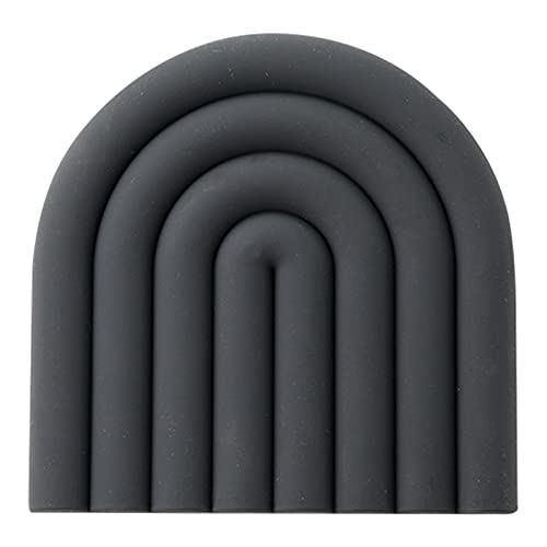 ZEBROAU Dessous de plat en silicone pour dessous de plat, repose-cuillère, dessous de plat multifonction pour tasses à café quotidiennes, tasses à lait et plats Cover