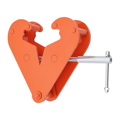 Beam Clamp 6613LB/3Ton,for Lifting & Rigging,Beam Lifting Clamp Heavy-Duty Lifting with Hoist for Construction,Industrial,Home and Garage (3 Ton)