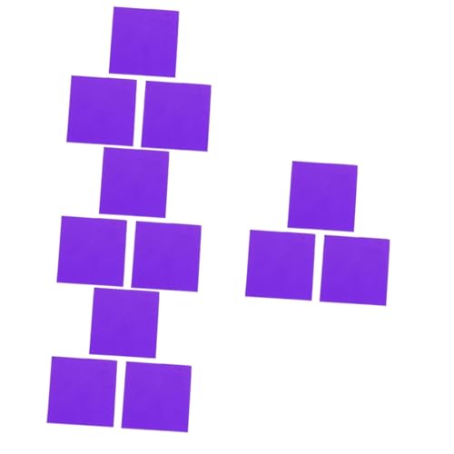 ABOOFAN 4sets Special Cobalt Glass Plate for Flame Reaction Observation Tool for Chemical Labs Stylish Practical Design 3pcs*4 Random Color