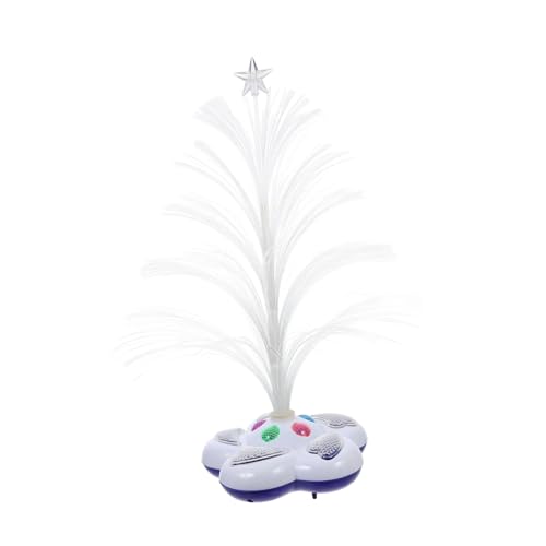 Generic Christmas Tree Fiber Optic Lamp Led Tree No Battery Sparkling Lights Night Light Home Decor Perfect for Party Random Color