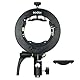 Godox S2 Type Bracket Bowens für GODOX V100 V1 Pro AD200 Pro II RS60R RS60BI AD400Pro AD100Pro V860II TT685 TT600 TT350, auch Kompatibel mit Sony Canon Nikon Blitzgeräte