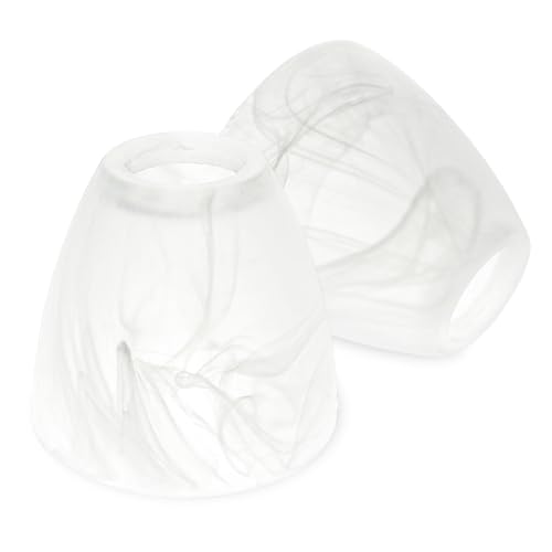 HiBay 3-Light Ceiling Light Fixture, Modern Sliver Adjustable LED Track Lighting Round Spot Lights, Directional Spotlight with Glass Shade for Kitchen Bedroom, Incl 3× 4W E12 Bulbs 3-Light w