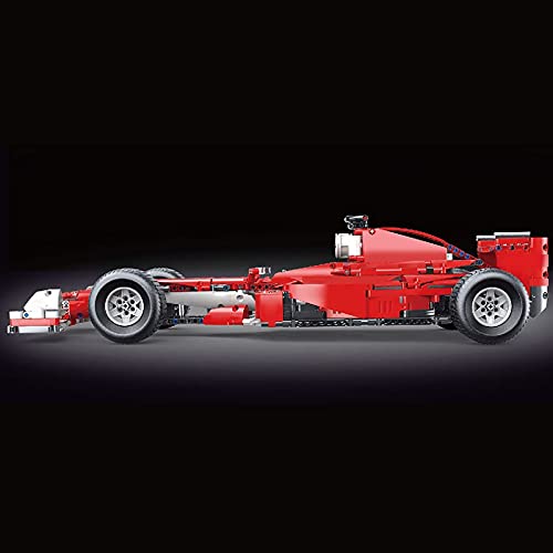 Technik Bausteine Auto für Formula F1, 1682 Klemmbausteine Sportwagen Bausatz, 1:8 Rennwagen Modell Bauset Fahrzeuge… – Bild 6