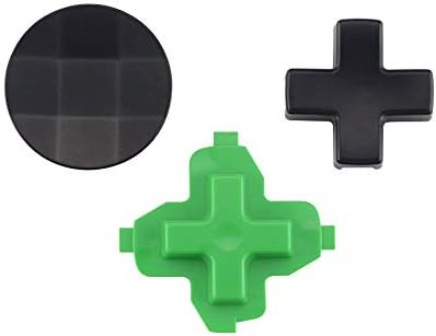 eXtremeRate 3 in 1 Magnetic Metal Black Stainless Steel D-Pads, Replacement Parts Directional Pad Kits for Xbox One/Xbox One S/Xbox One Elite/Xbox One Elite Series 2 Controller