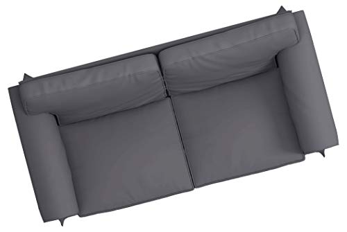 Image of Cotton Ektorp Loveseat Cover Compatible with IKEA 2 Seat Sofa Slipcover