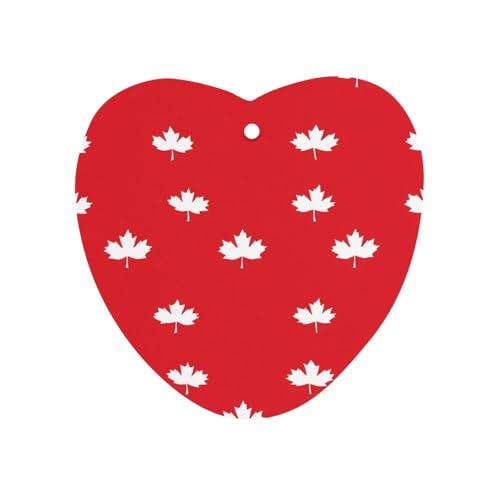 Canada Maple Flag Car Air Freshener Hanging Aromatherapy Tablets for Car Accessories Love form
