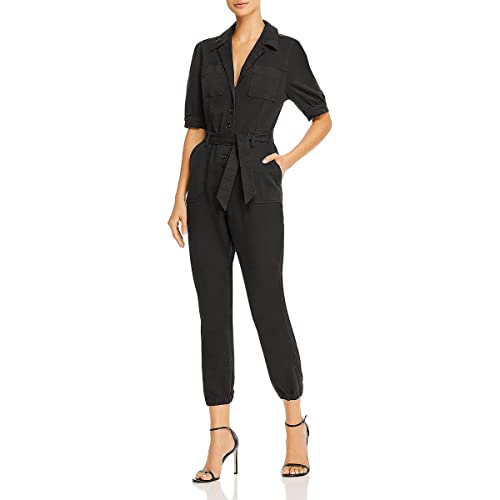 Paige Women's Mayslie Jumpsuit, Washed Black, 0 #TOP24