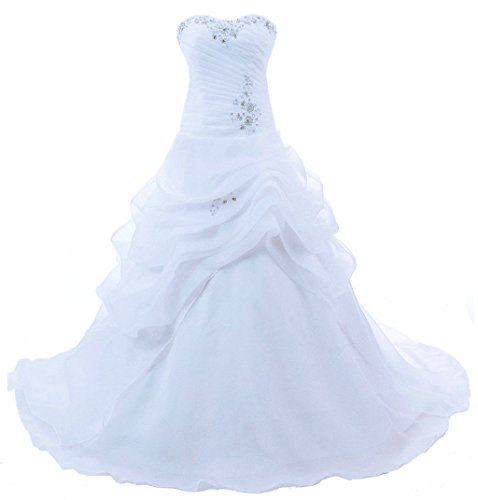 Robe de mariée perlage ajustée longue pour sublimer la silhouette