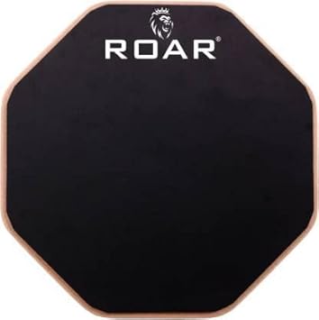 Roar Drum Practice Pad - Black (Practice pad only) (8 inches)
