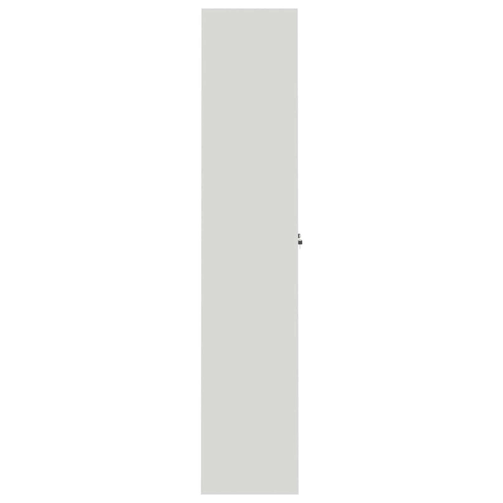 LAPOOH Armadio Classificatore Grigio Chiaro 105x40x180 cm in Acciaio,Armadi Archivio,Armadio Classificatore,Armadi da Ufficio,Schedario da Ufficio -339769