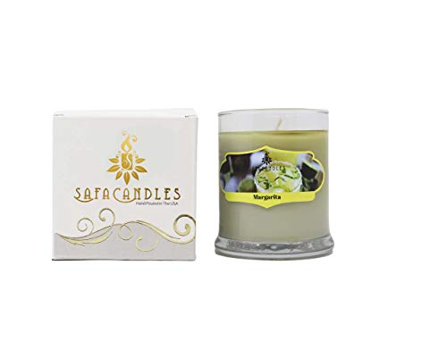 Safa Candles Margarita Scented Candle  8.5 Oz Long Lasting Candle - Candle for Women - Candles for Home - Candle Set - Bath and Body Works Candles