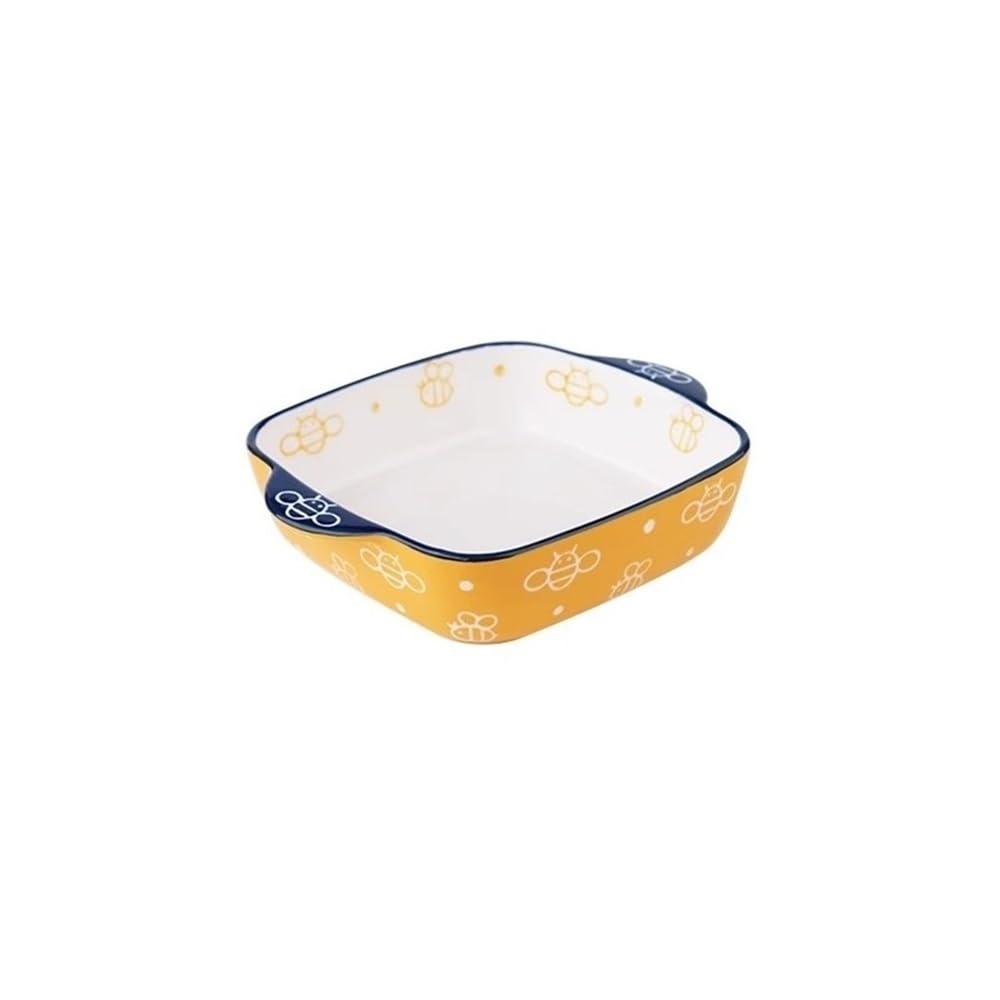 Plat de cuisson en céramique peint la main pour vos repas chaleureux