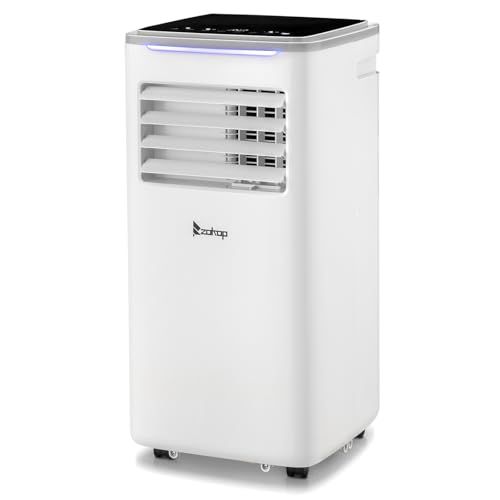Karlhome 9000 BTU Portable Air Conditioner, 4-in-1 Portable AC with Cooling, Heating, Dehumidifier, Fan Mode, Air Conditioning Unit with Remote Control, WiFi Smart APP & Window Kit for Home Office