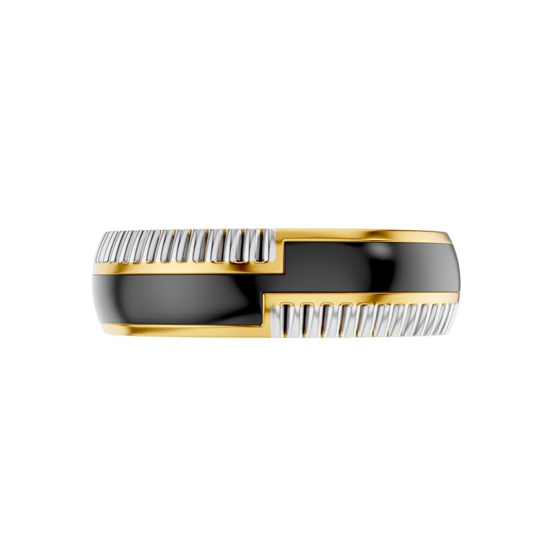 kisna Diamond & Gold Jewellery 9KT (375) Yellow Gold For Men|Real Gold Ring|Gold Ring Men|Stylish & Simple Daily Wear Gold Ring|Gift for Her, Birthday, Anniversary|RidgeLine Gold Band S14-picture-31