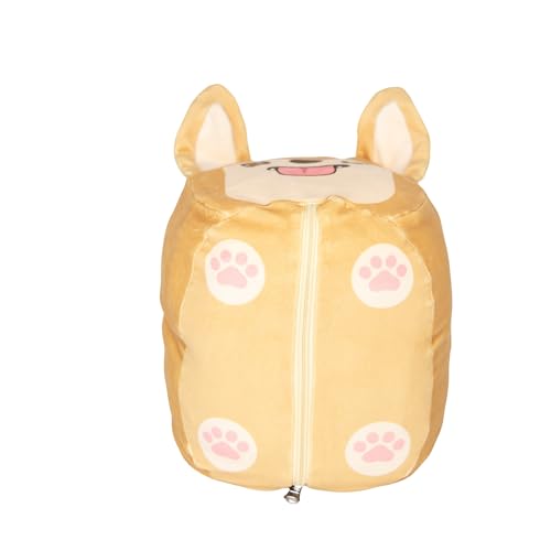 Image of Wearable Blanket Hoodie, 2-in-1 Oversized Hoodie Blanket Pillow, Long Sleeve Sweatshirt Pocket, Cozy Gift for Men and Women - Toast the Corgi