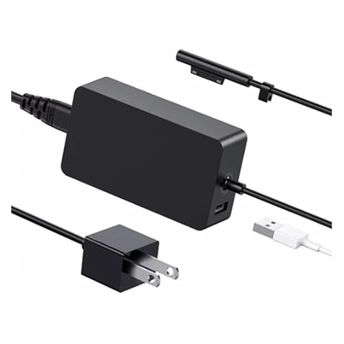 Cargador Surface Pro 15V2.58A 44W ideal para trabajar en cafeterías con enchufe US 2