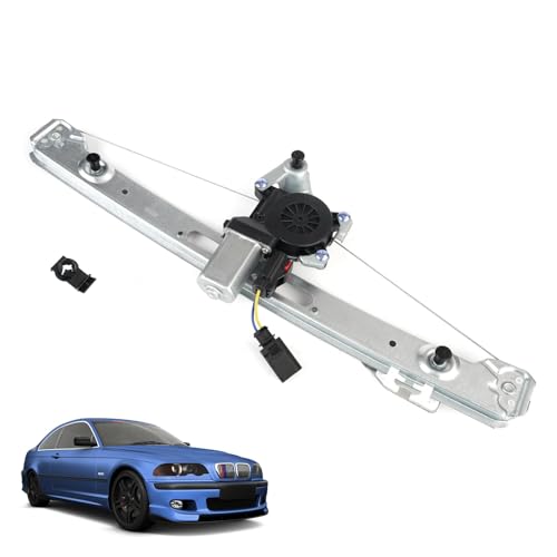 Donpida Rear Left Power Window Regulator and Motor Assembly Compatible with BMW E46 323i 325i 325xi 330i 330xi 1999-2005 Replaces Part Number 741-480 WL41124, 67628362065 Rear Light Driver Side