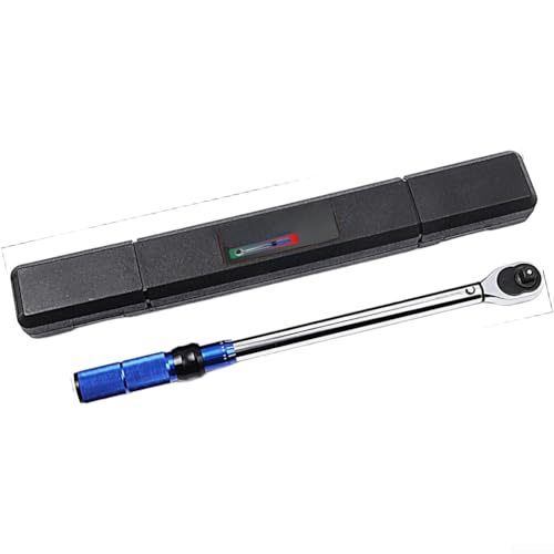 Llave dinamométrica de grado industrial hecha de acero al cromo vanadio con escala en relieve y resistente al óxido para superficie para mecánicos (C)