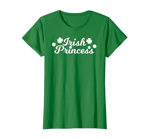 Irish Princess St. Patricks Day T-Shirt, Women, Kelly Green, Small