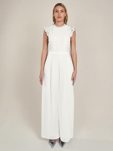Mono con top de encaje mujer para fiesta largo elegante de moda formal 5